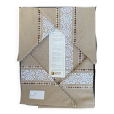 Service de table Georges Moutet Chiberta coton nappe + 12 serviettes