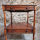 Table d’appoint vintage en acajou – France, années 50/60
