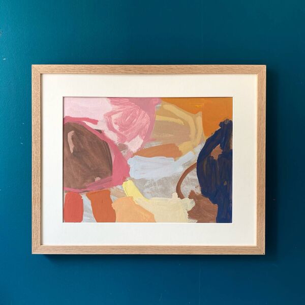 Acrylique sur carton