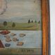 Ex Voto Vierge à l'enfant huile sur bois dans cadre