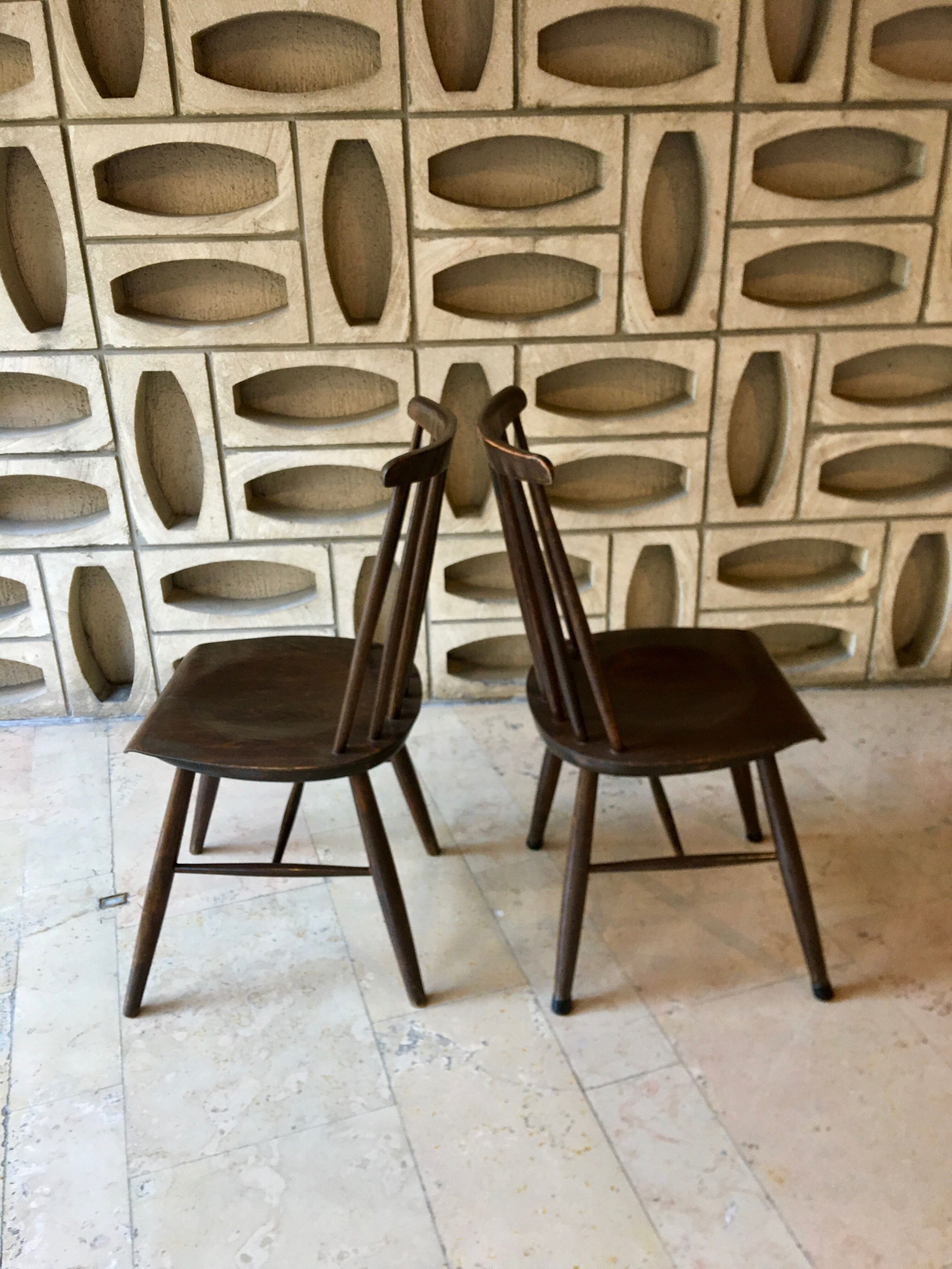 Pair of chairs from Baumann