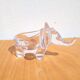 Elephant crystal catchall from Vannes, 1960s/70s.