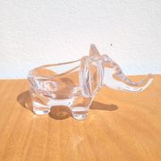 Vide-poche éléphant en cristal de Vannes années 60/70