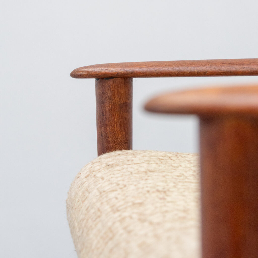 Danish Model PJ56 armchair by Grete Jalk for Poul Jeppesen 1960s