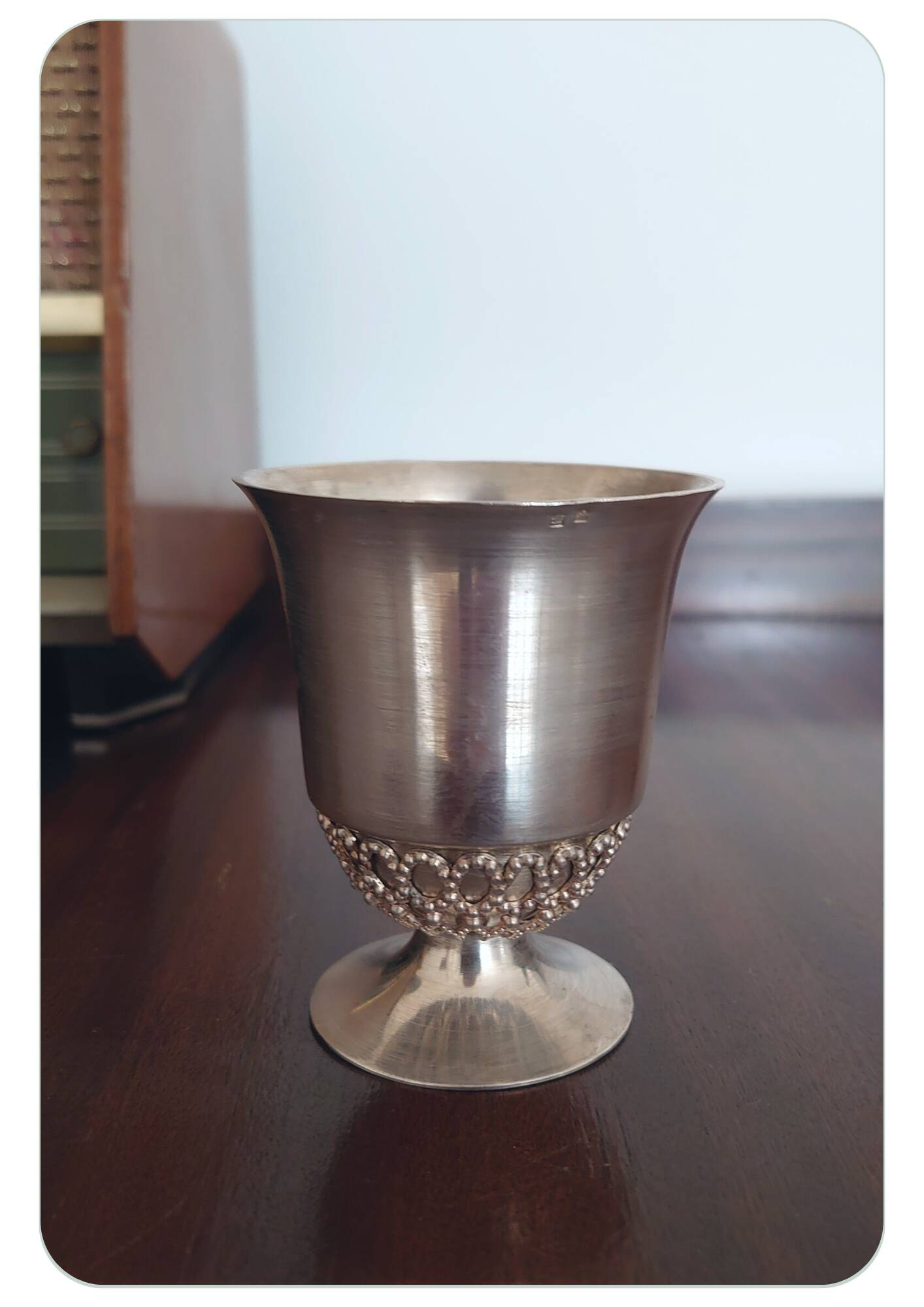Silverplated Gobelet Stéphane Prudhomme stamped