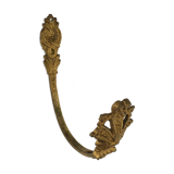 Golden brass patère