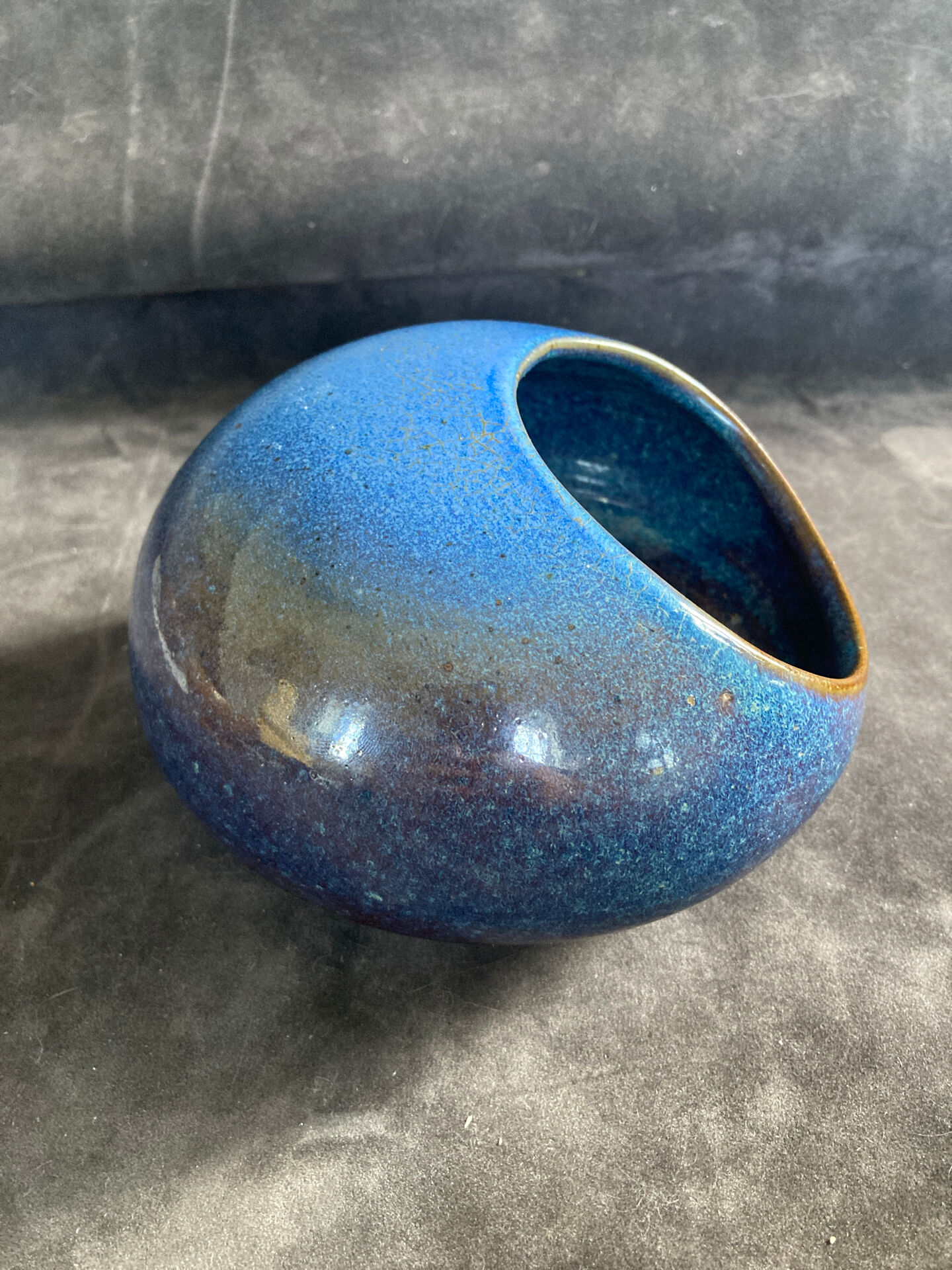 Celestial ceramic catchall vase