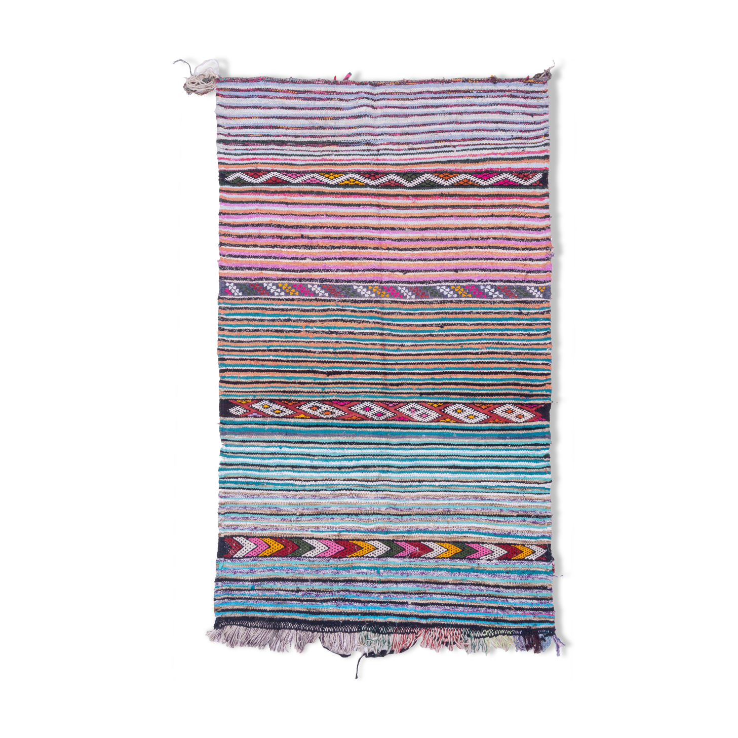 Kilim Boucherouite 131x216cm