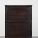 Armoire anglaise antique en chêne du XIXe siècle