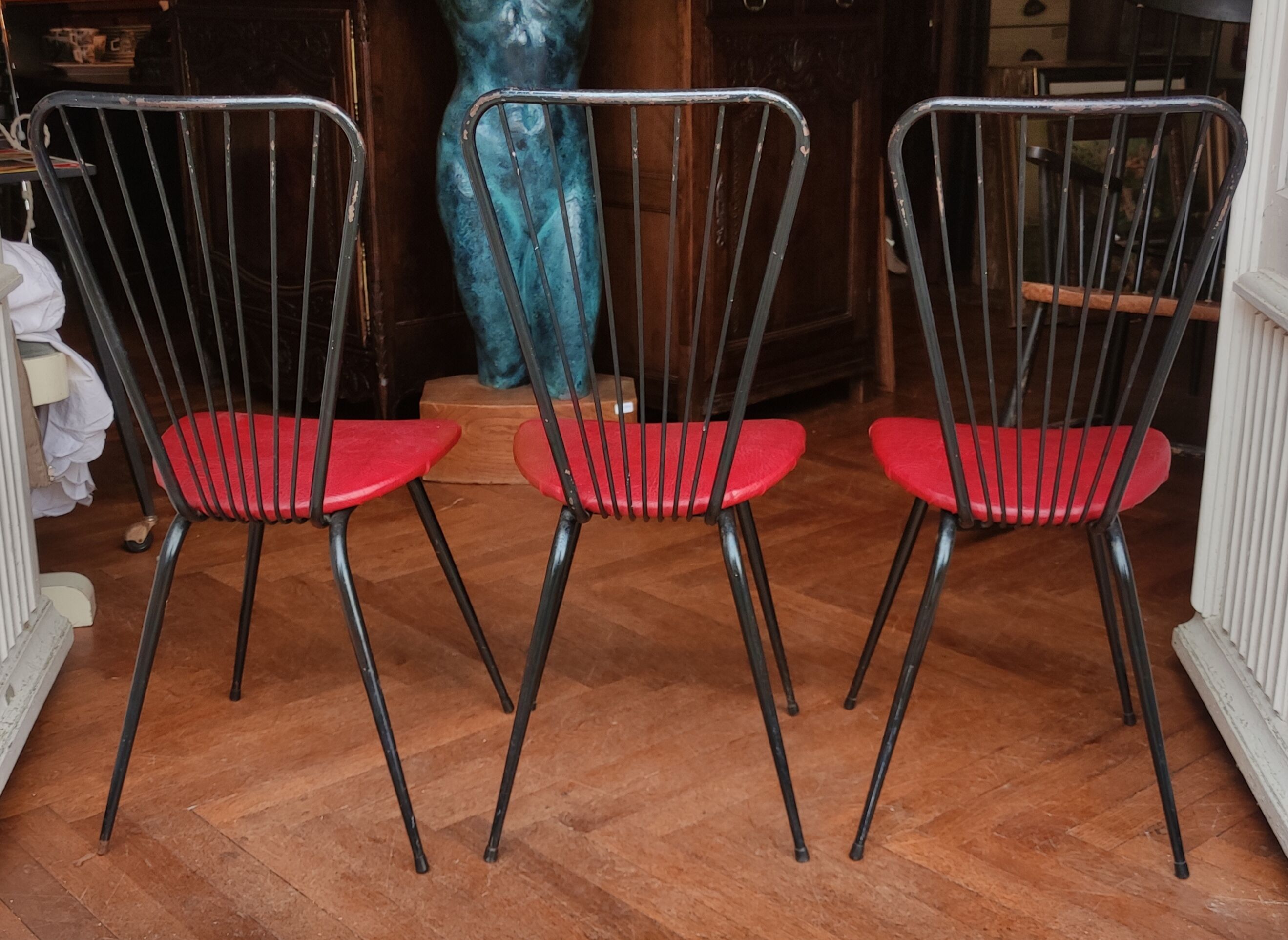 Series of 3 design chairs