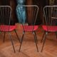 Series of 3 design chairs