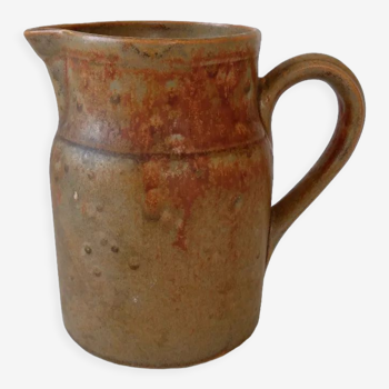 Stoneware pitcher from Digoin France