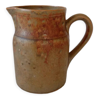 Stoneware pitcher from Digoin France