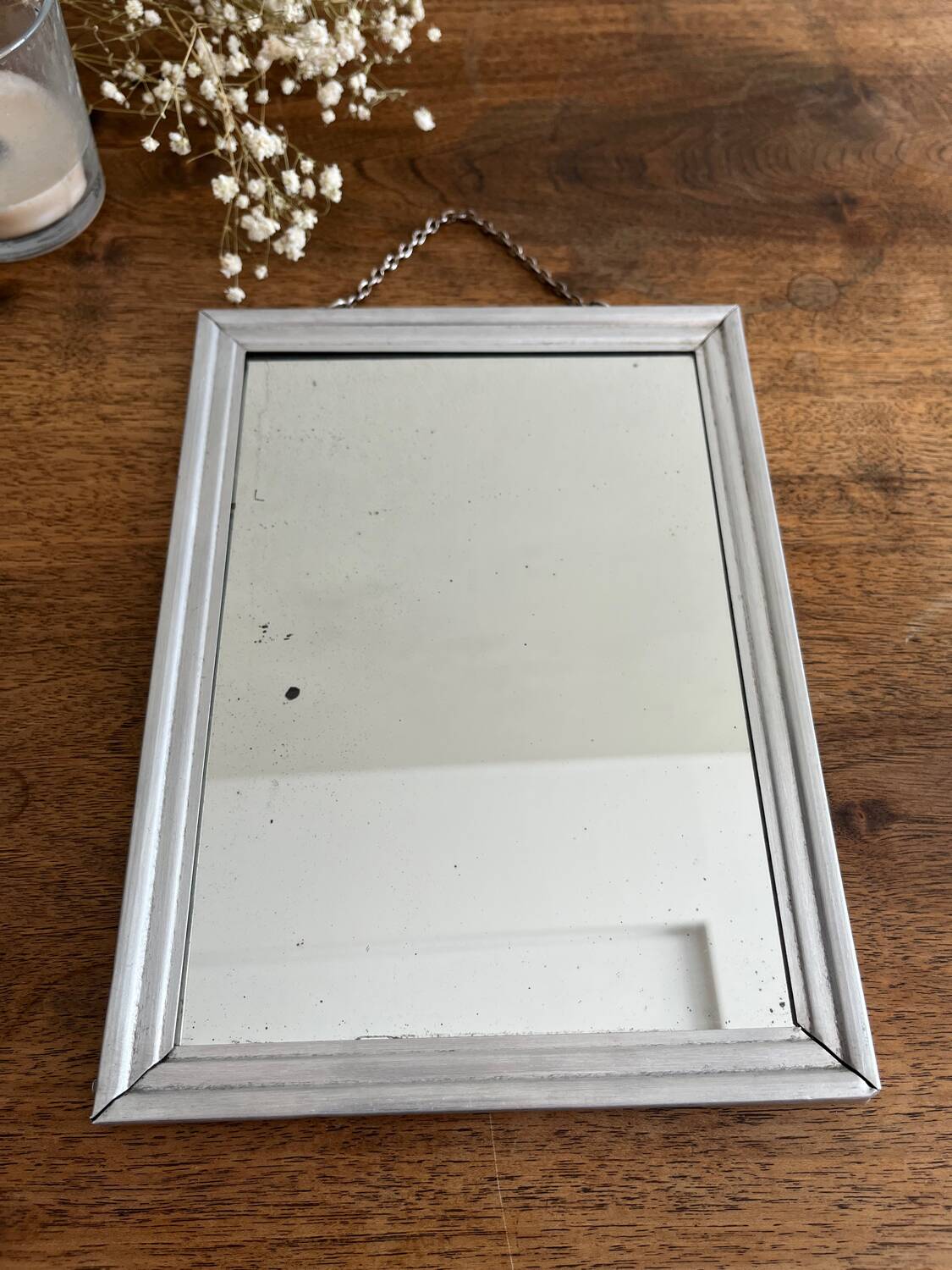 Barber mirror 24.5 x 18 cm
