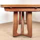 Large extendable dining table, 320 cm, in oak, Guillerme and Chambron.