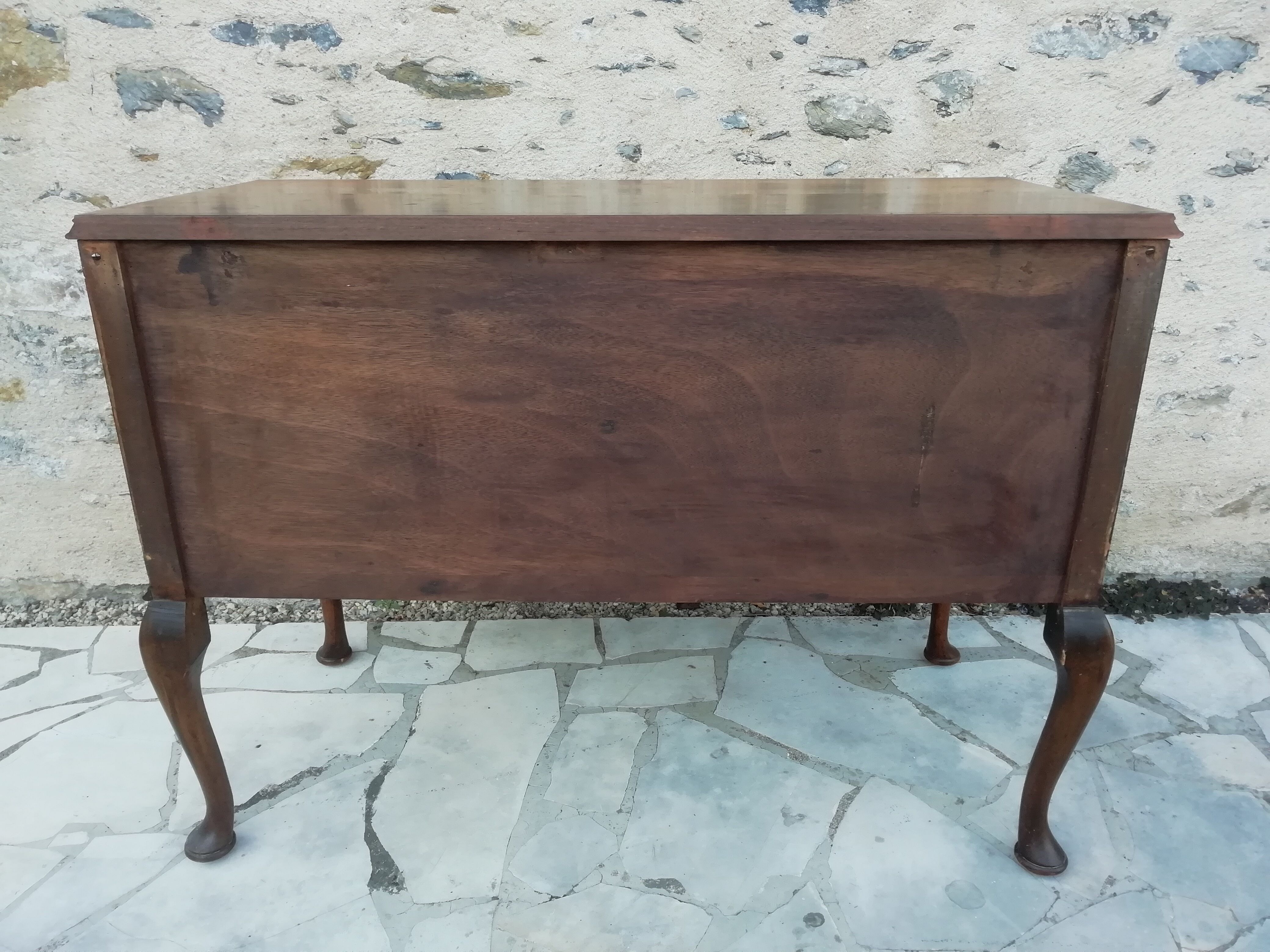 Walnut chippendale desk