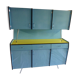 Buffet in blue and yellow formica