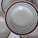5 assiettes creuses vintage en porcelaine 220501