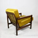 Fauteuil Vintage en Olive Jaune, 1970s