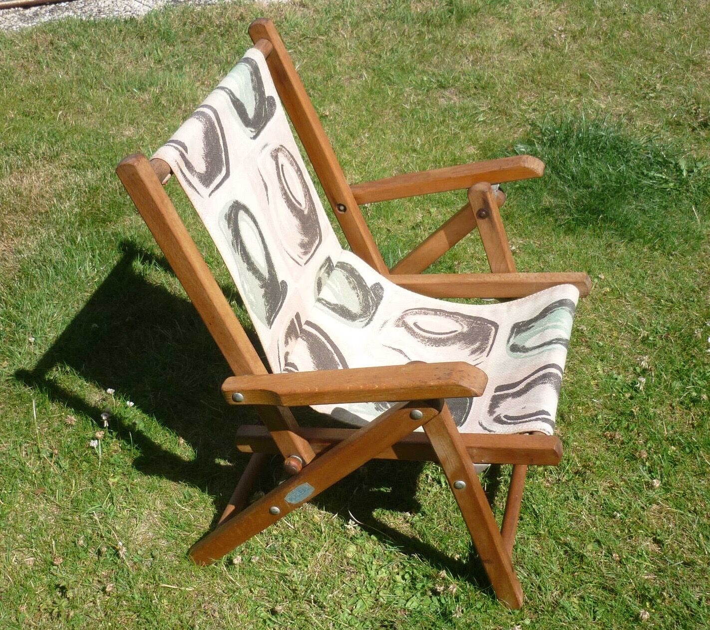 Fauteuil pliant PLIDEAL enfant des années 1950
