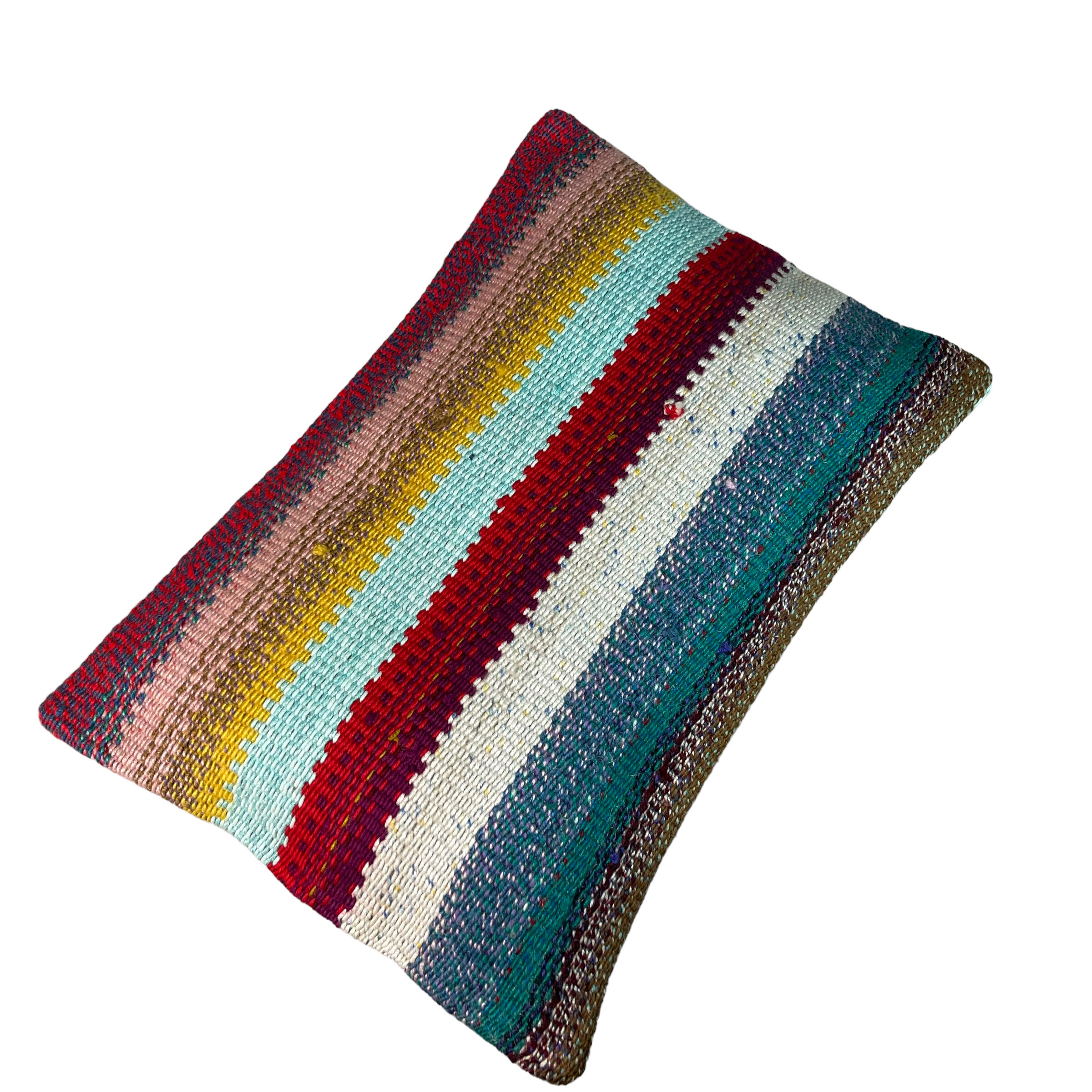 Vintage turkish handmade cushion cover , 30 x 50 cm