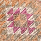 3x13 Orange Beige Vintage Runner Rug, 78x404Cm SK 6391