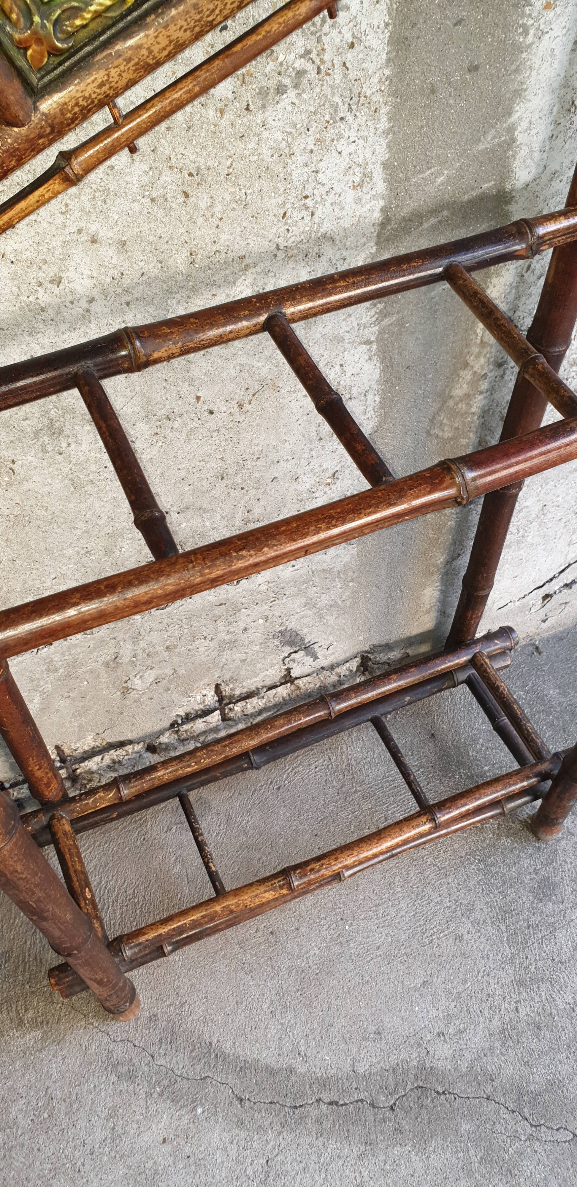 Bamboo locker room early 20th century