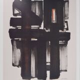 Pierre SOULAGES: Lithograph no. 2, 1957 - Original signed poster