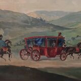 Pier in carved oak 156x130cm