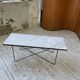 50s coffee table in metal and marble