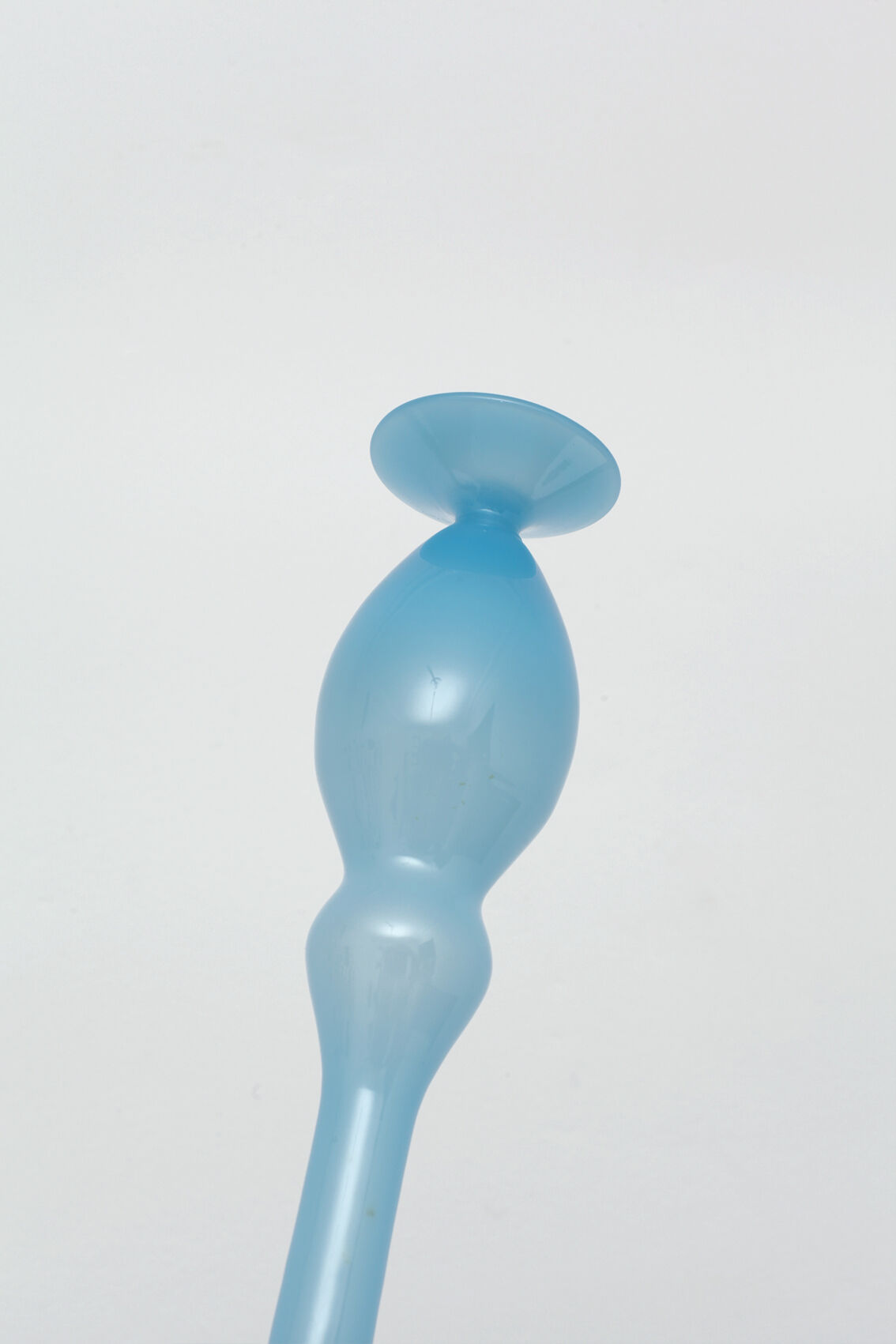 Vase soliflore blue glass