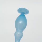 Vase soliflore blue glass