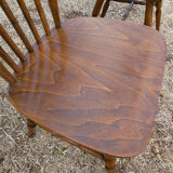 Pair of bistro chairs Baumann Western model