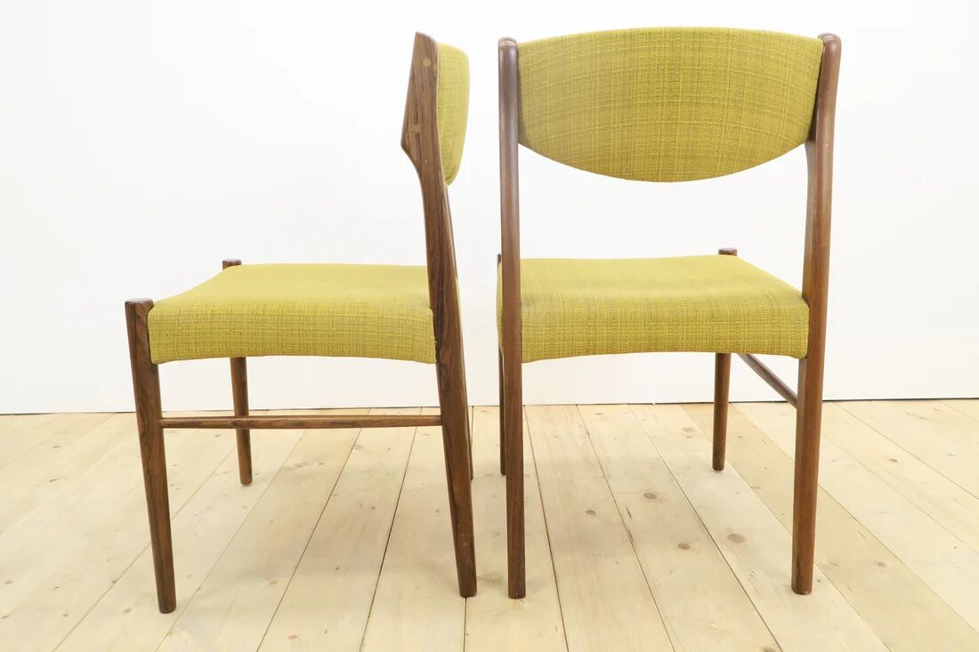 Ensemble de 8 chaises en palissandre, années 1960