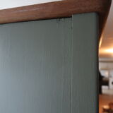 Wooden cloakroom