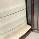 Antique Art Deco display cabinet in mahogany veneer, Italy, 20th century