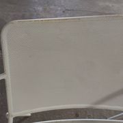 Fauteuil en métal de jardin vintage