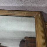 19th century gendarme's hat gilded mirror