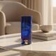 Jarron Moser "Royal Blue" hand-cut crystal