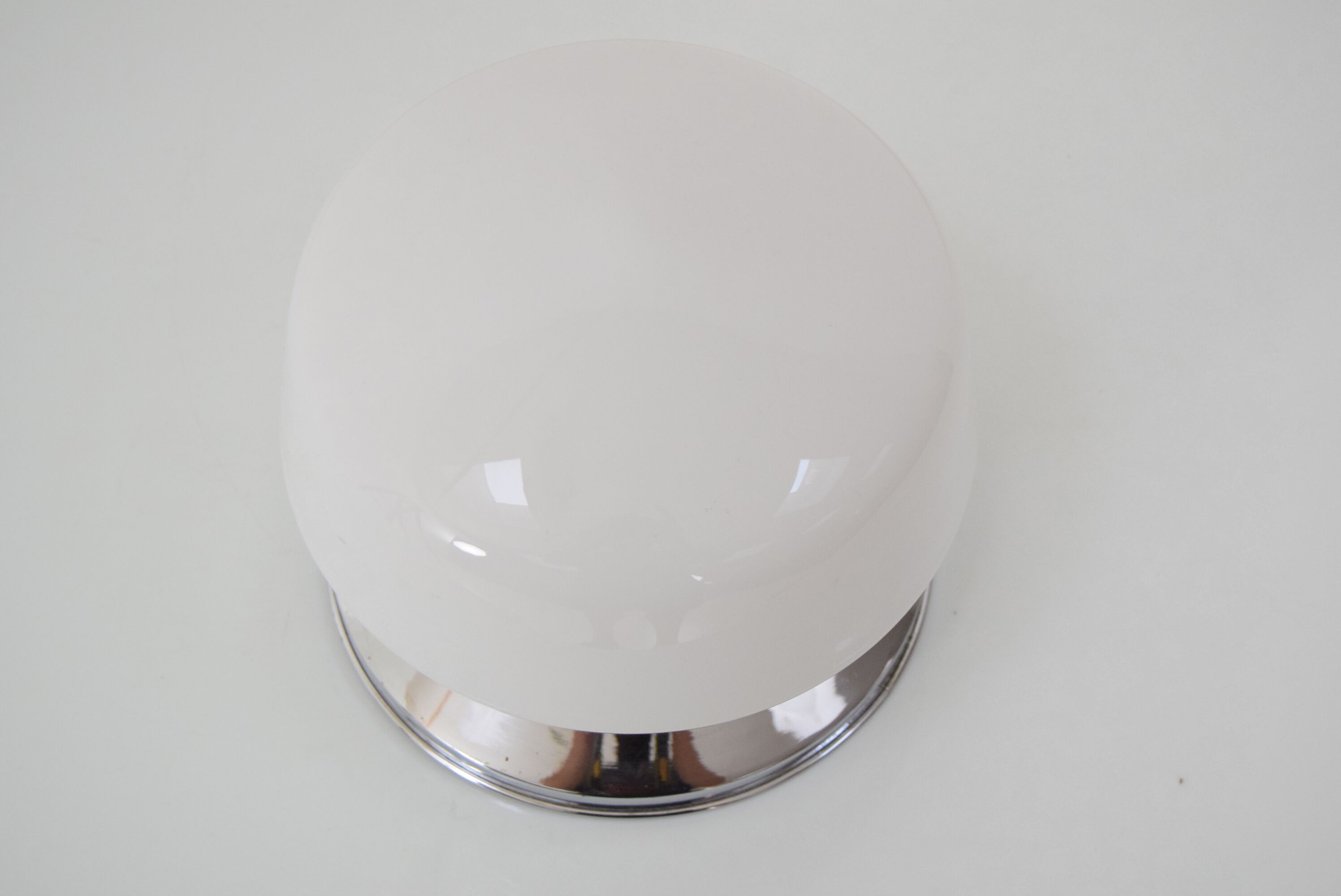 Art Deco Chrome Ceiling Light,1930's.