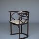 Model 728 'Fledermaus' chairs attributed to Josef Hoffmann for J & J Kohn,