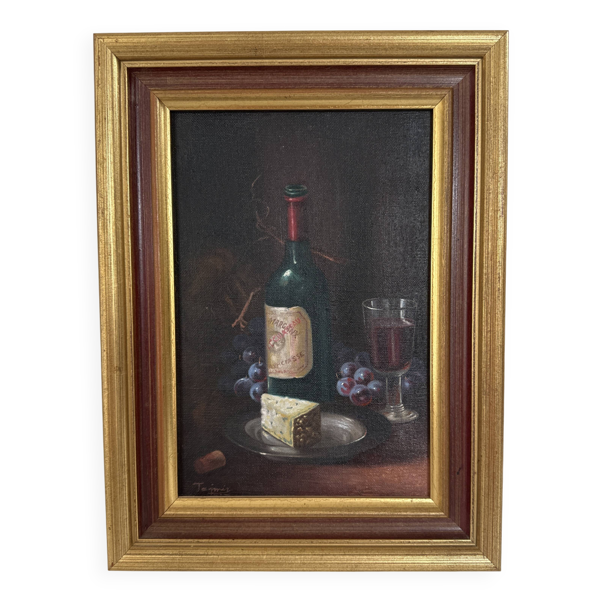 Oil painting on canvas still life