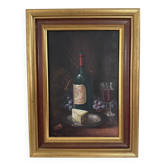 Oil painting on canvas still life