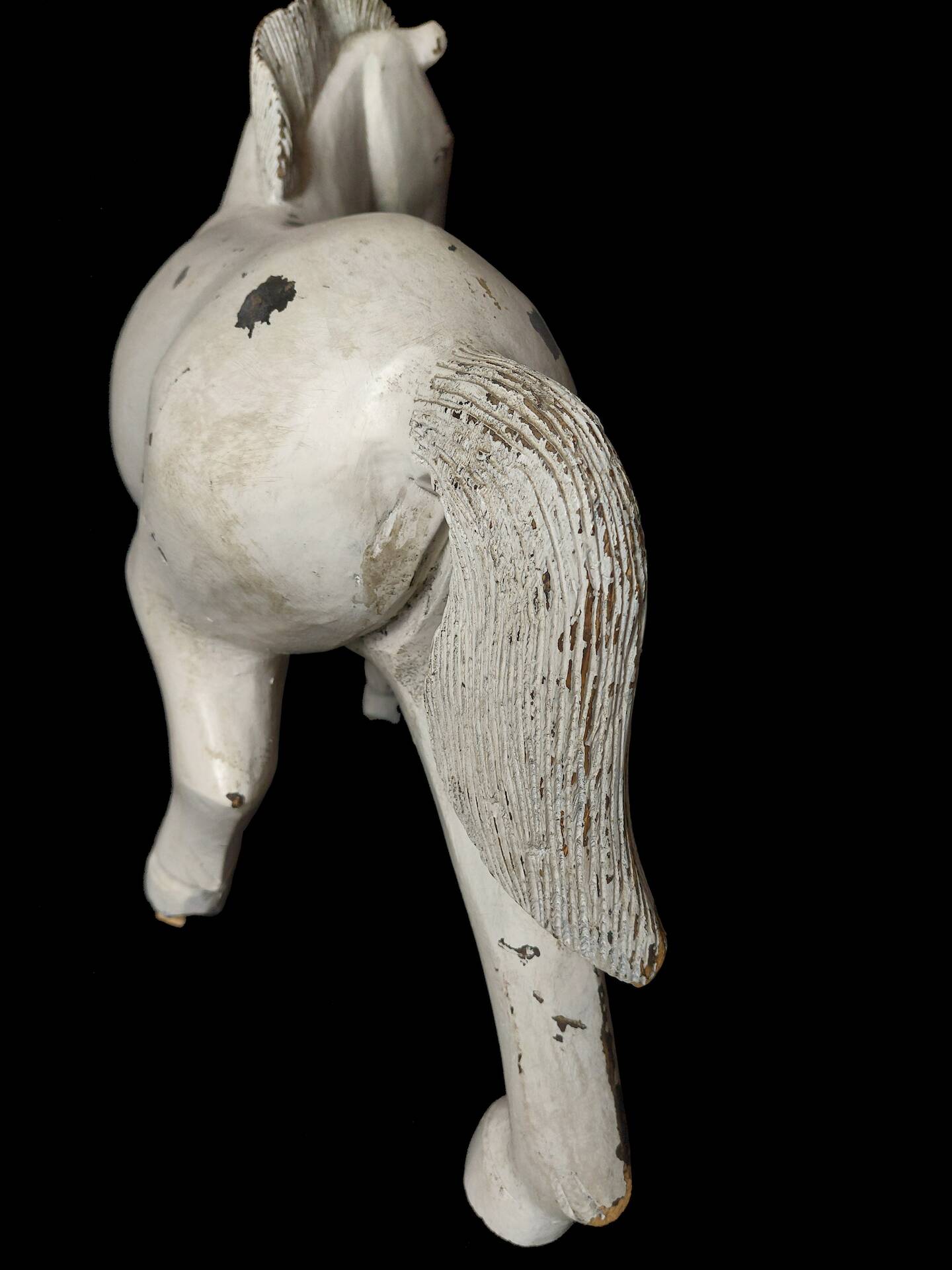 Carved wooden horse – Folk Art