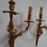 Pair of Louis XV style wall lights