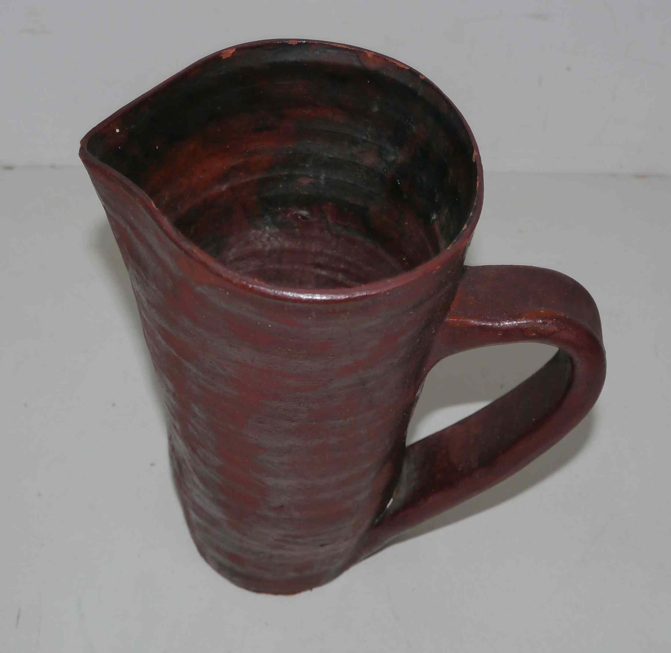 Old pitcher in ceramic or terracotta, 70's