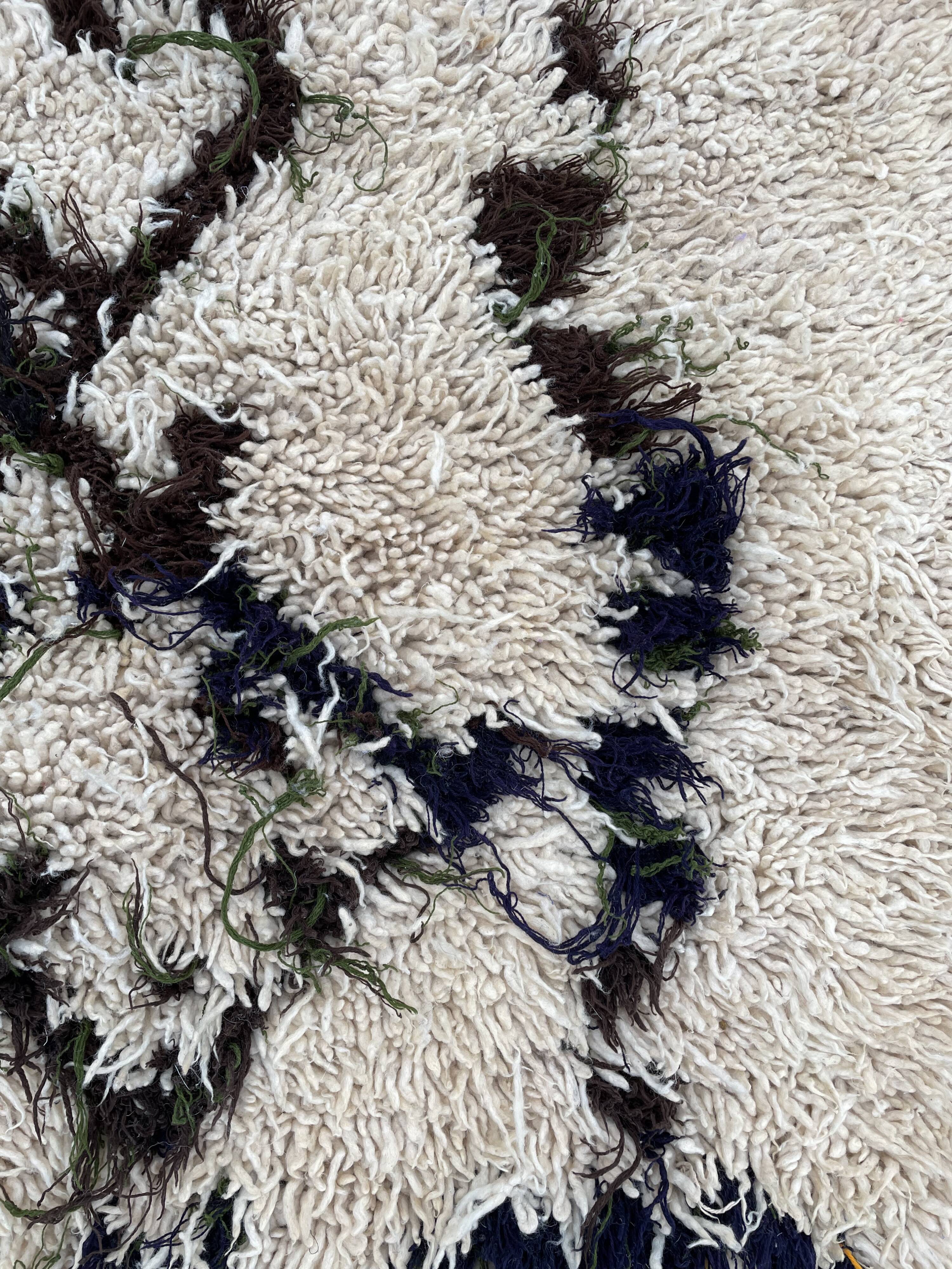 Carpet berbere beni ouarain modern 105x210 cm