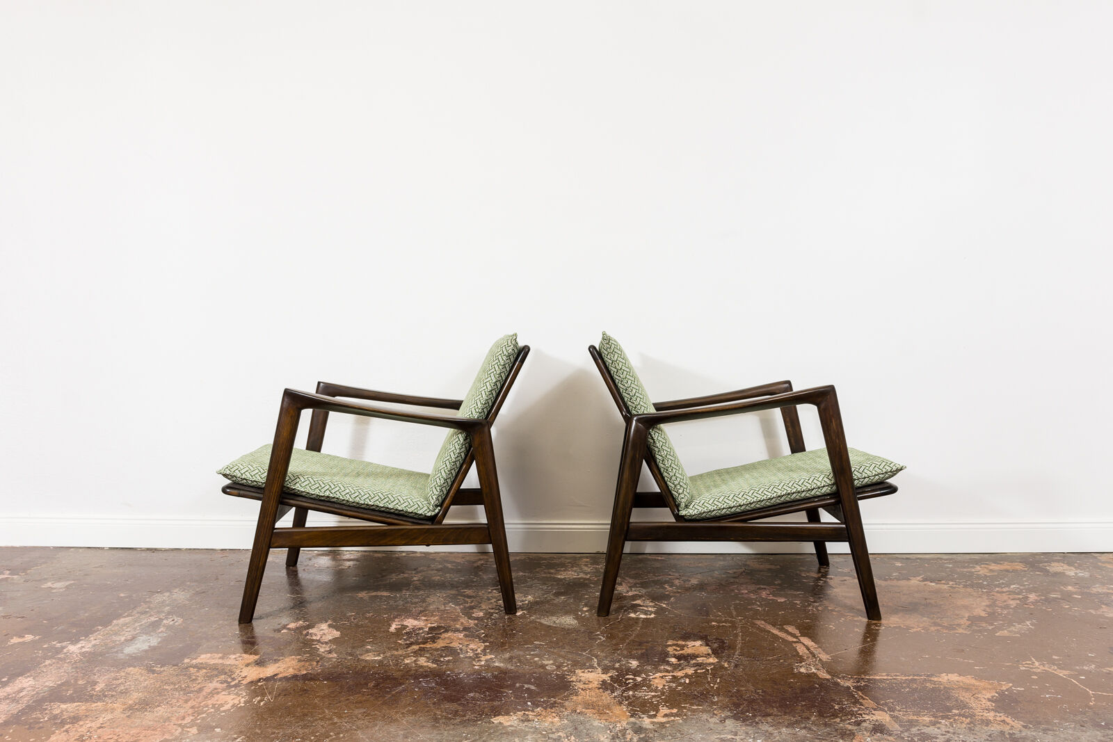Pair of armchairs type 300 130, 1960's