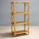 Vintage bamboo and wicker bookshelf, Italy, 1980s