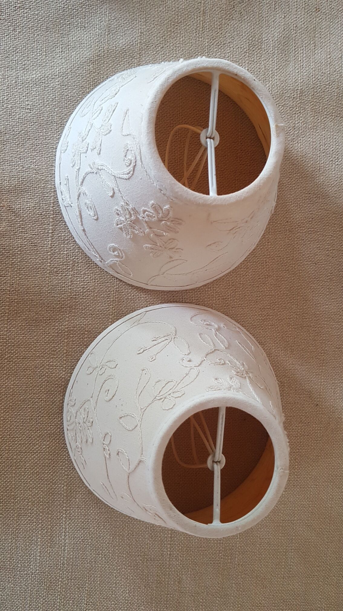 Candlestick lamp bronze double fire